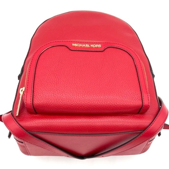 Michael Kors Medium Jaycee Backpack Red/Gold main image 4